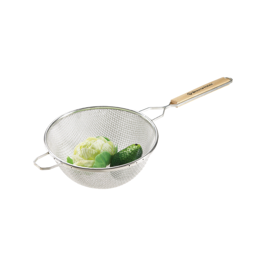 Browne 8098 Tinned Double Fine Mesh Strainer, 8"