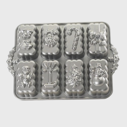 Nordic Ware Holiday Mini Loaf Pan 53948