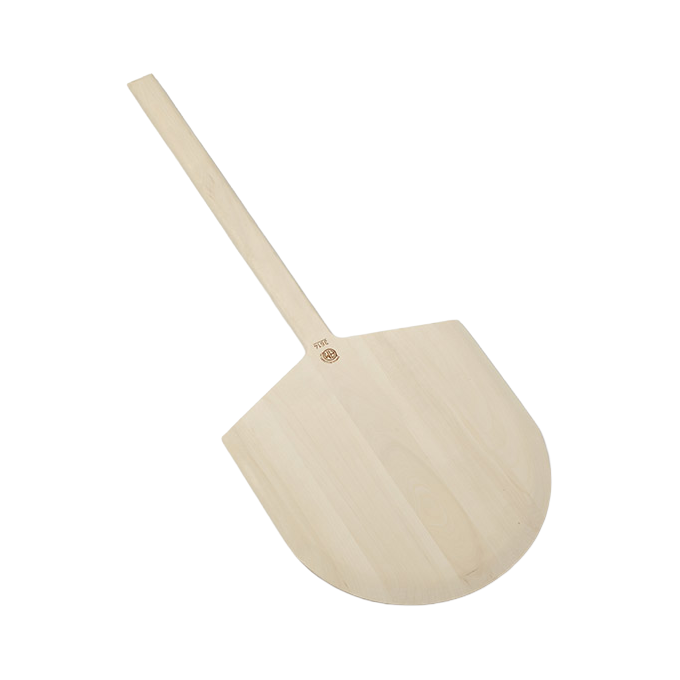 American Metalcraft 3614 14" x 15" Wood Pizza Peel - 36"L