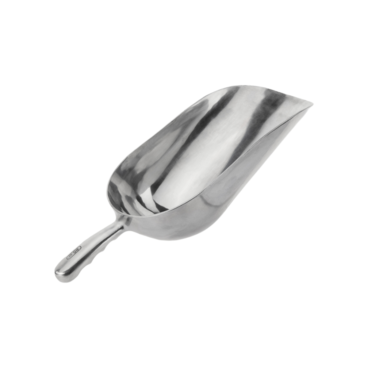 Browne 575404 Aluminum Round Bottom Scoop, 57.5 oz