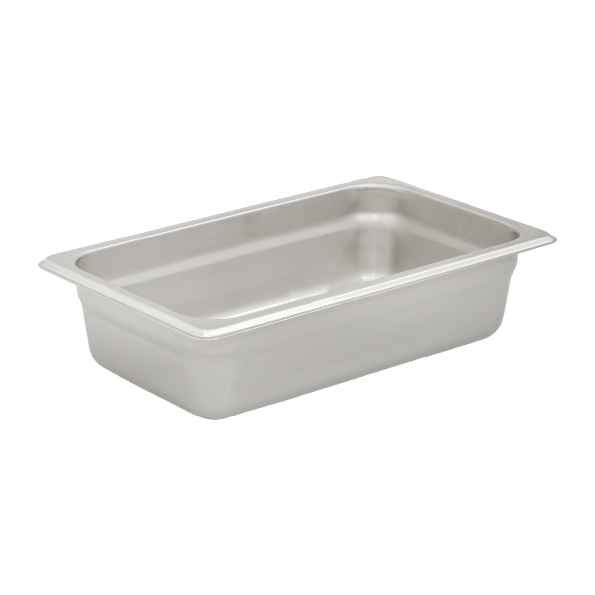 Browne 5781402 Stainless Steel 1/4 Size Anti-Jam Steam Table Pan 2.5" Deep, 2.2 qt
