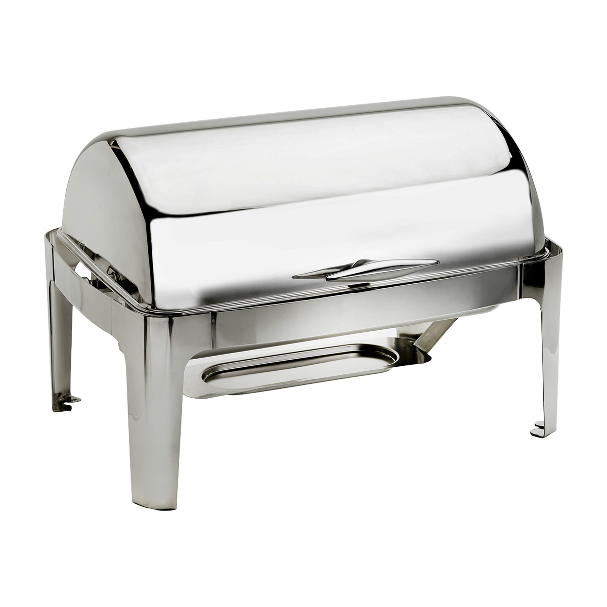 Browne 575137 Cadence Stainless Steel Roll Top Chafer, 9 qt