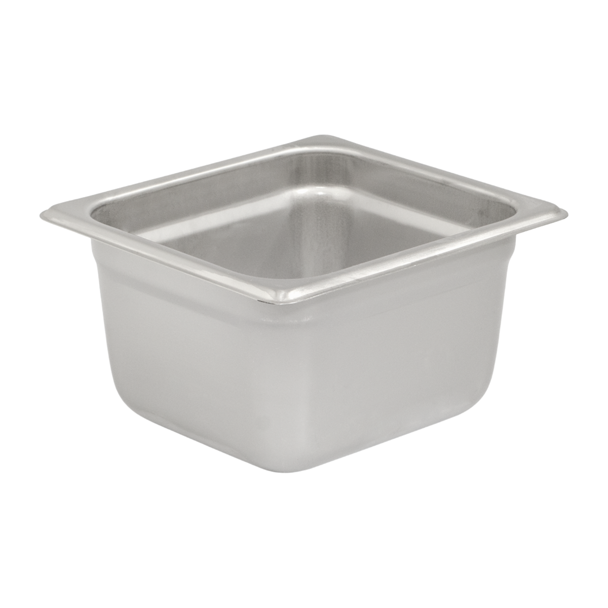 Browne 5781604 Stainless Steel 1/6 Size Anti-Jam Steam Table Pan 4" Deep, 2.1 qt