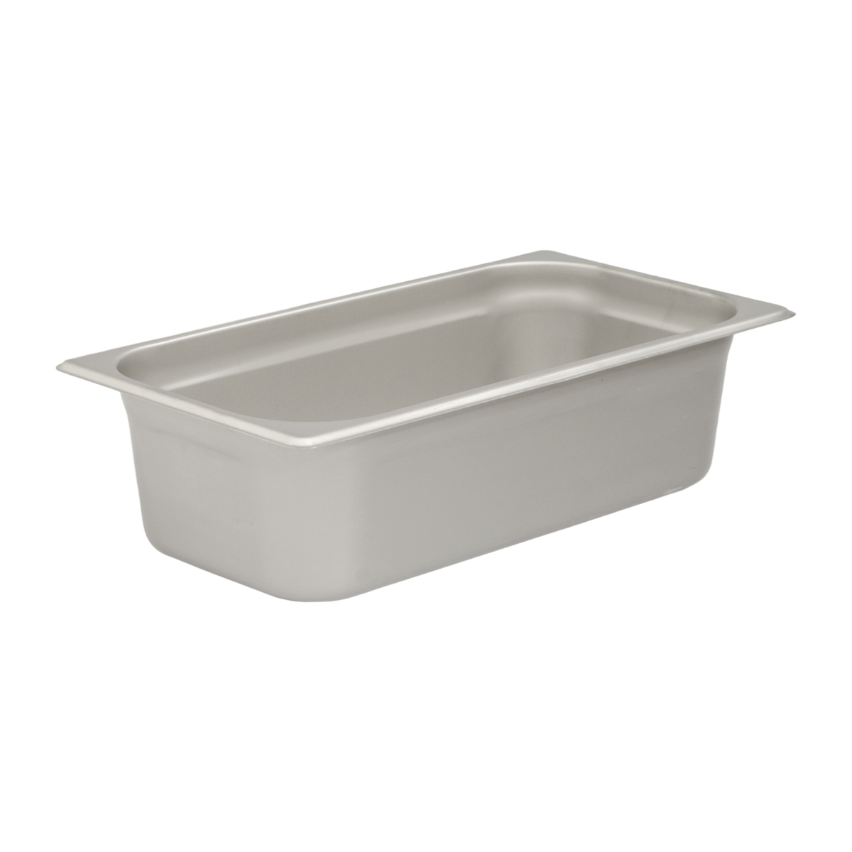 Browne 5781304 Stainless Steel Anti-Jam One-Third Size Steam Table Pan 4" Deep, 4.5 qt