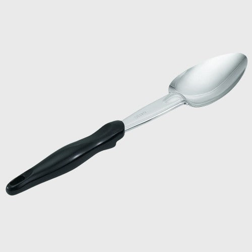 Ergo Grip Spoon Stainless Steel Solid Black Handle 13-13/16"