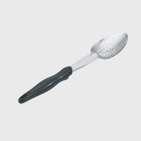 Ergo Grip Spoon Stainless Steel Black Perforated 13-13/16"