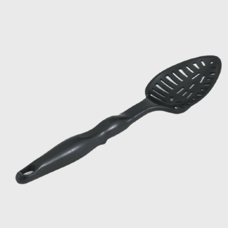 Vollrath Nylon Slotted Spoon Black 13-1/4"