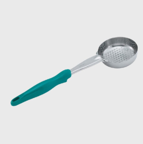 Vollrath Perforated Spoodle Heavy Duty 6 oz. Teal Handle