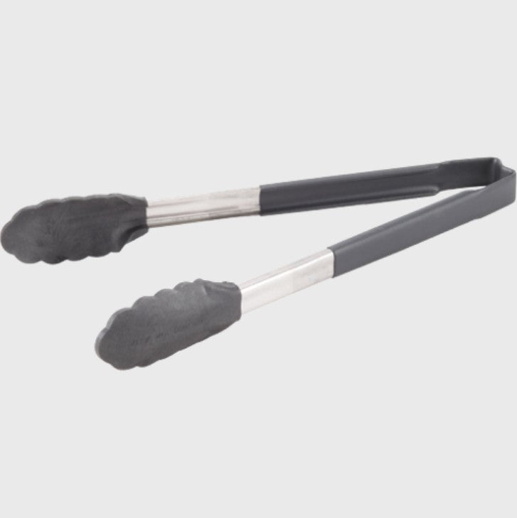 Vollrath Utility Tong Stainless Steel With Black Nylon Ends 12"
