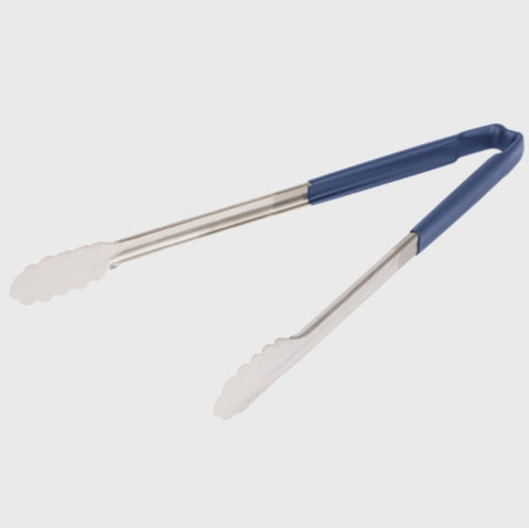 Vollrath Utility Tong Stainless Steel Blue Handle 16"