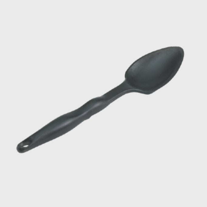 Vollrath Nylon Solid Spoon Black 13-1/4"