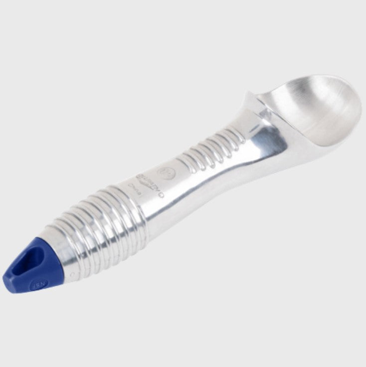 Vollrath Ice Cream Scoop 3 oz. Size 12 Aluminum Blue End