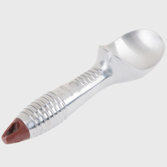 Vollrath Ice Cream Scoop 4 oz. Size 10 Aluminum Brown End