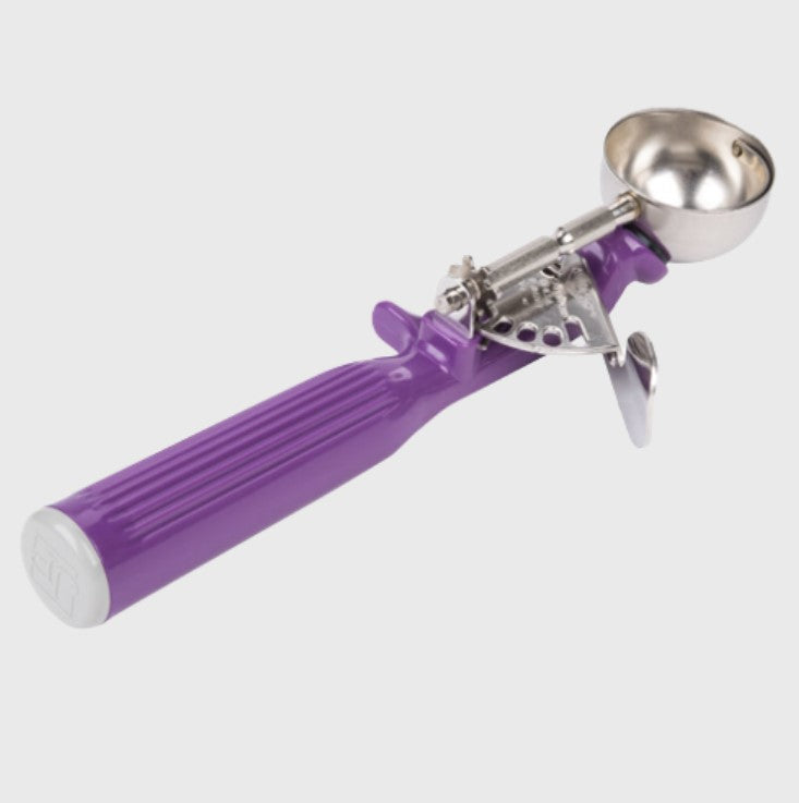 Vollrath Disher 3/4 oz. Size 40 Purple Handle