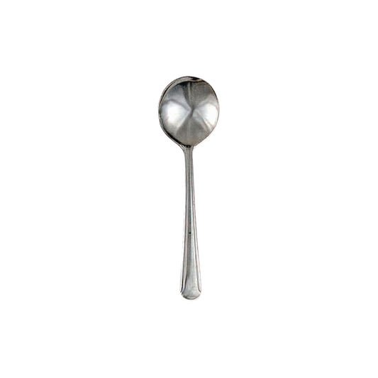 Browne 5509 Dominion Stainless Steel Bouillon Spoon, 5.8" (12-Pack)