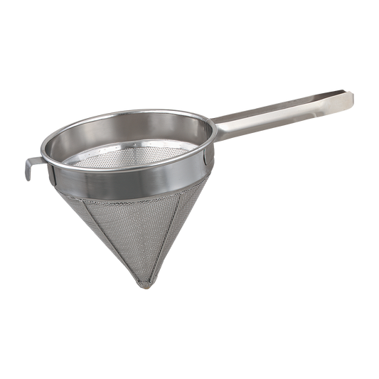 Browne 575410 Stainless Steel Fine Mesh China Cap Strainer 10" Dia., 4 qt