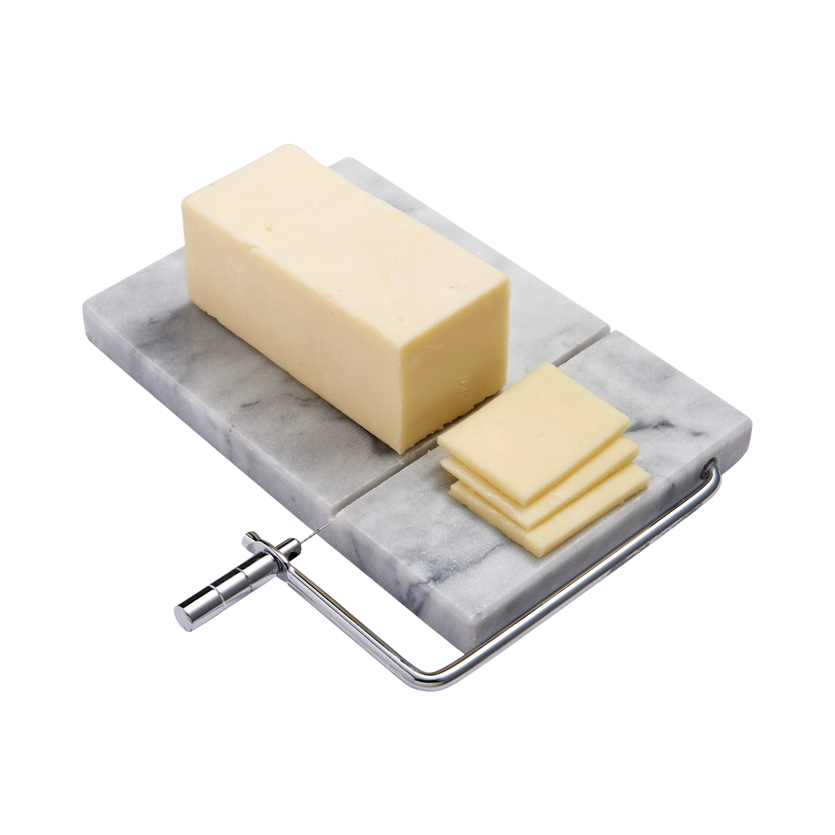 Maison du Fromage Marble Cheese Slicer with 2 Replacement Wires, 7.5" x 5"
