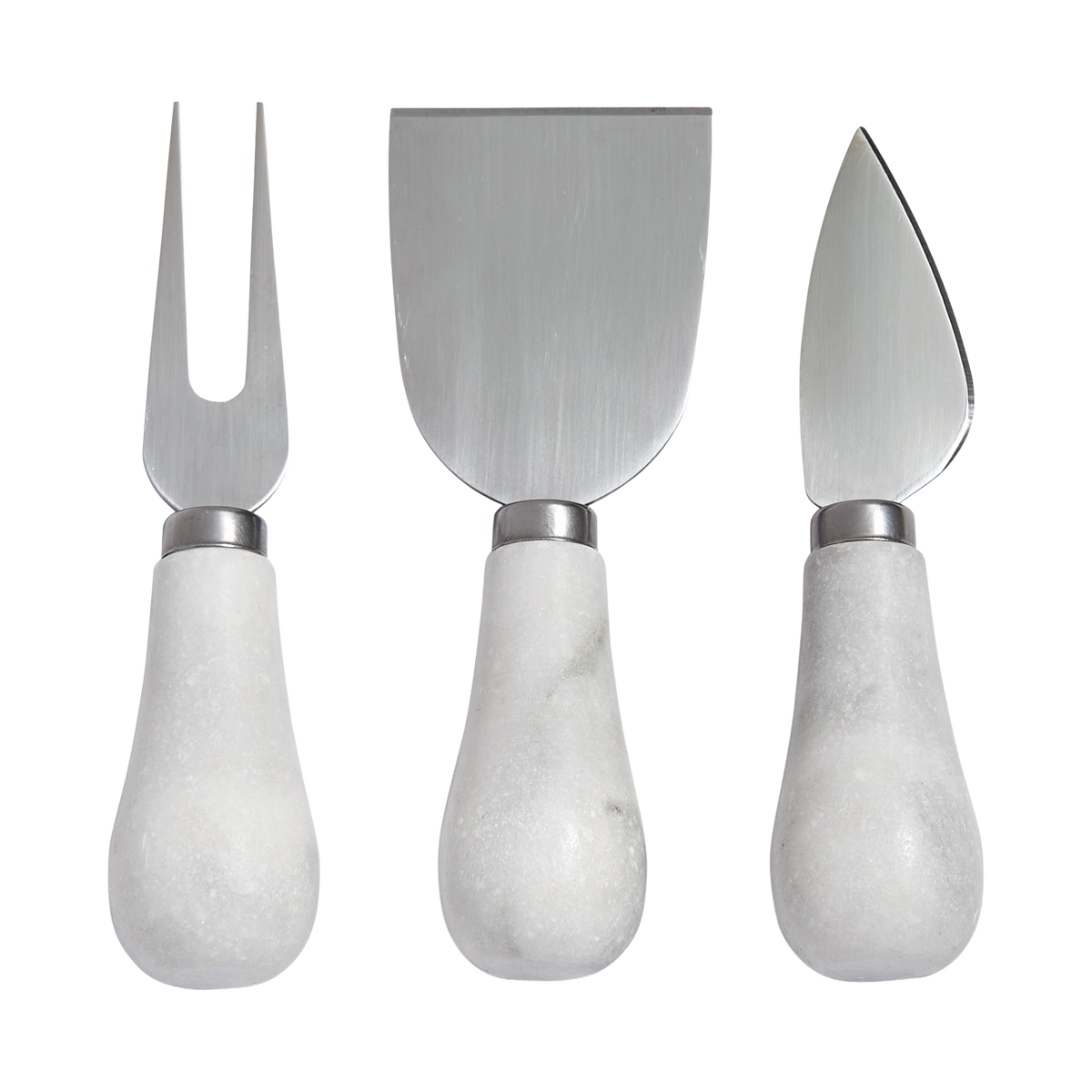 Maison du Fromage Stainless Steel Cheese Tool Set with Marble Handles, 3-Piece