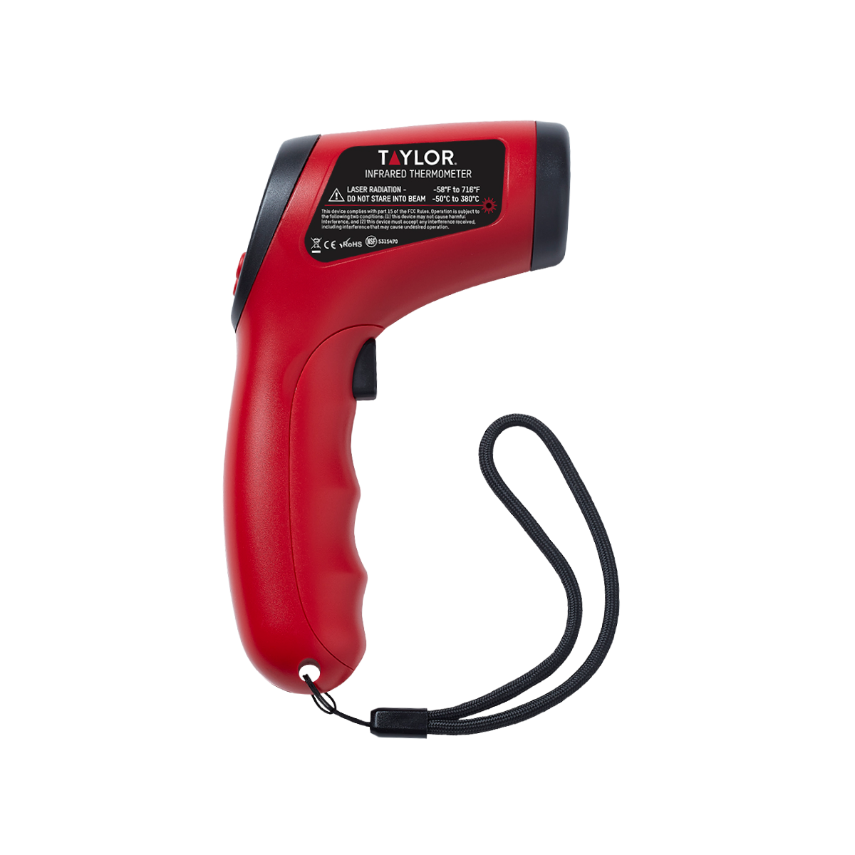 Taylor 5315470 Digital Infrared Thermometer with 12:1 Spot Ratio, -58°F to 716°F