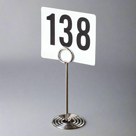 Royal Industries Round Wire Loop Menu/Card Holders 6" NSC6