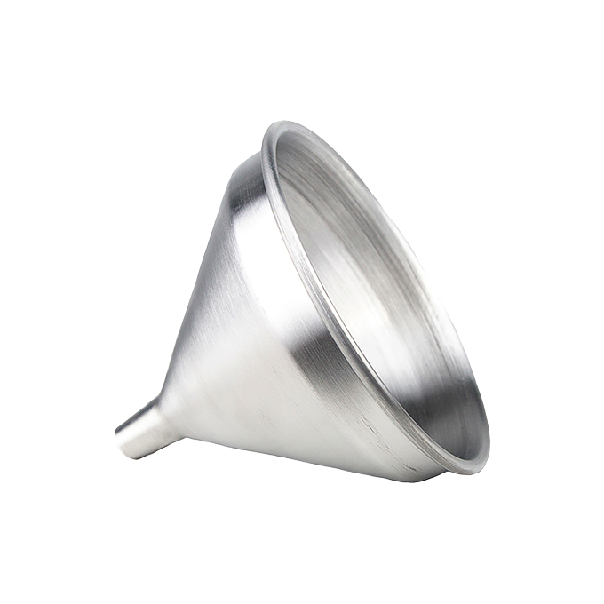 American Metalcraft 524 Spun Aluminum Funnel - 1 pt.