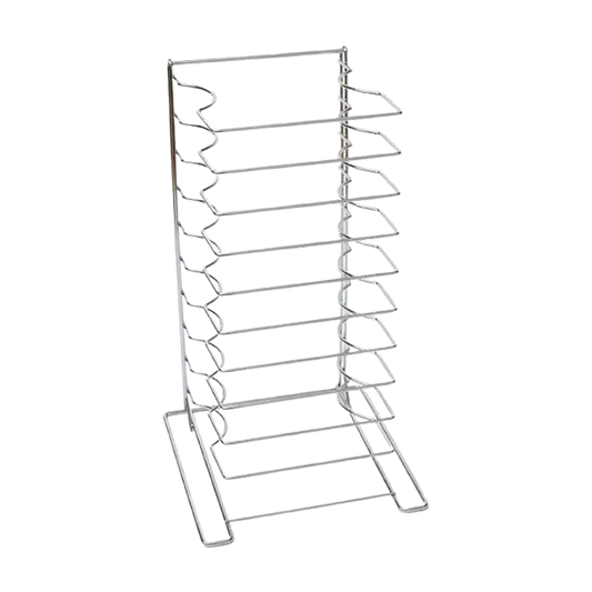 American Metalcraft 19033 10-Shelf Chrome-Plated Steel Pizza Pan Rack