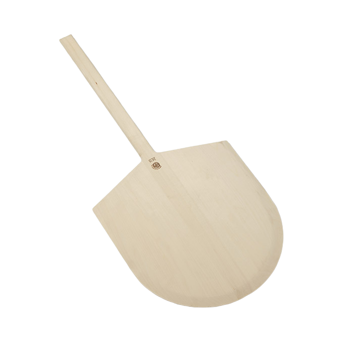 American Metalcraft 3616 16" x 17" Wood Pizza Peel, 36"L