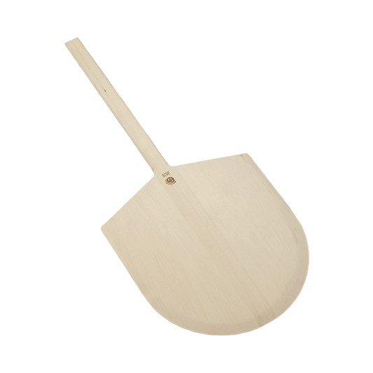American Metalcraft 3616 16" x 17" Wood Pizza Peel, 36"L