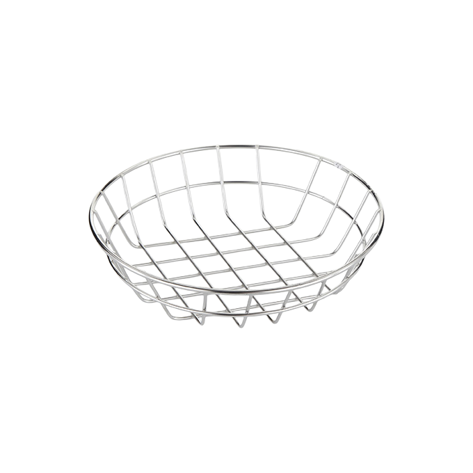 American Metalcraft WISS8 8" Round Wire Basket - Stainless Steel