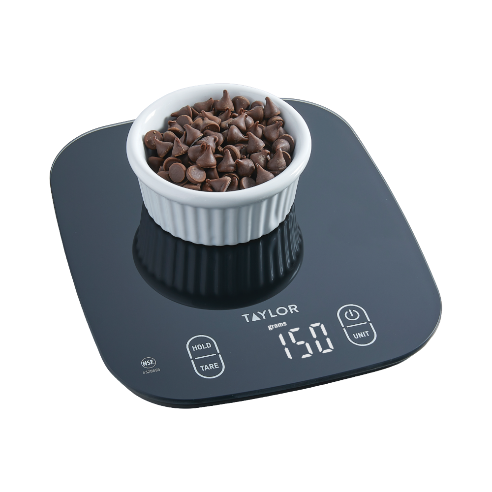 Taylor 5328695 11 lb. Waterproof Commercial Digital Scale - Black