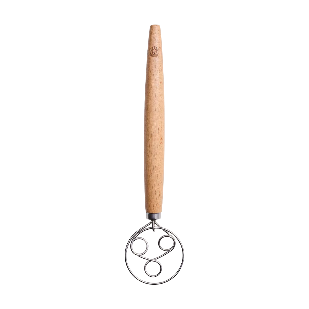 King Arthur Baking Company Stainless Steel Triple-Loop Baker's Batter Whisk, 13"
