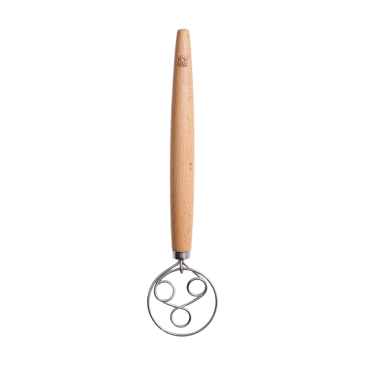 King Arthur Baking Company Stainless Steel Triple-Loop Baker's Batter Whisk, 13"