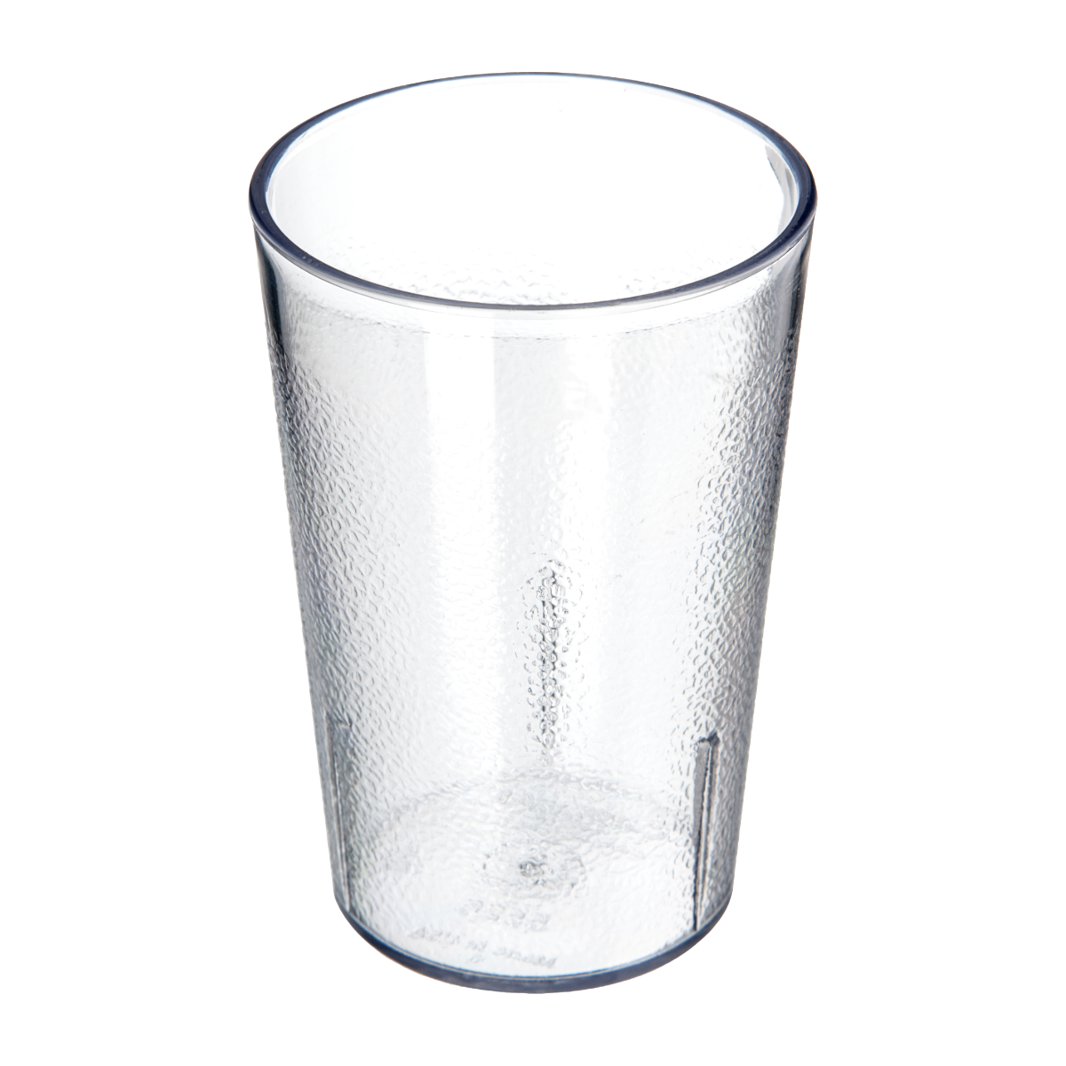 Carlisle 552607 Stackable Clear SAN Plastic Tumbler, 8 oz (6-Pack)