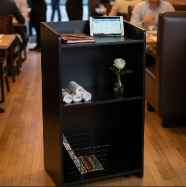 Oak Street Mfg. Black Host/Hostess Station M8810-BLK