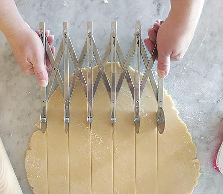 Ateco 6 Wheel Pastry Cutter 2.01 Inch Wheels 13956