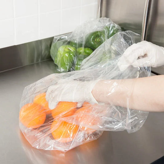 Poly Food Bag Clear 10" x 8" x 24" - 500/Case