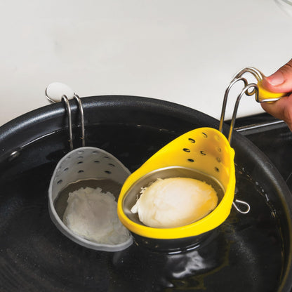 Browne 747308 Cuisipro Stainless Steel Egg Poacher Set, 2-Piece
