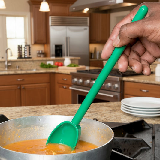 Mercer Culinary Hell's Tools Green Mixing Spoon 11.8" M33182GR