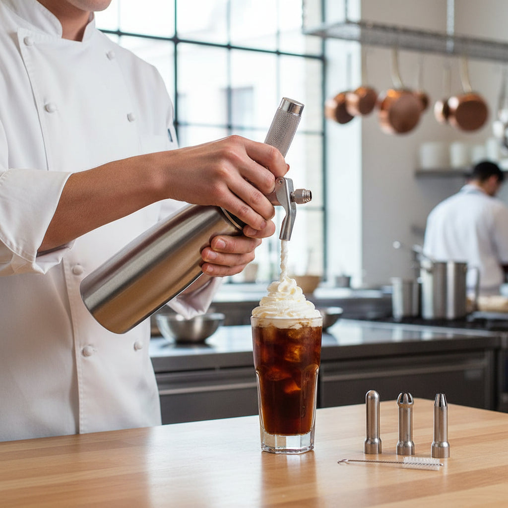 Chef-Master™ Stainless Steel Whipped Cream Dispenser 1 Pint (0.5 L) 90078