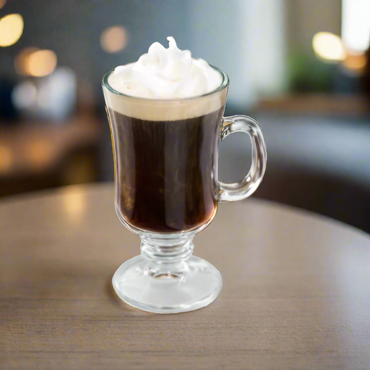 Libbey Irish Glass Coffee Mug with Handle 8.5 oz. 5295
