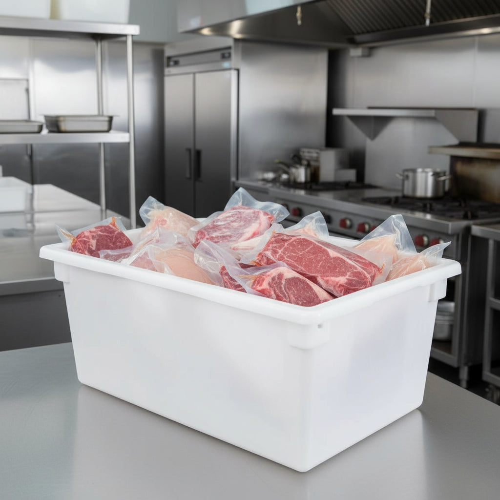 Camwear Food Storage Box White 18" x 26" x 12" D 182612P148