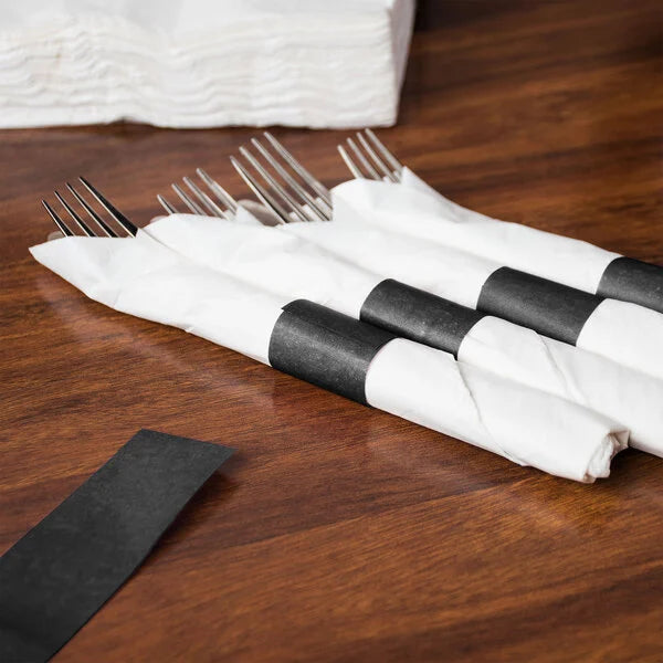 Napkin Band Black - 2000/Box