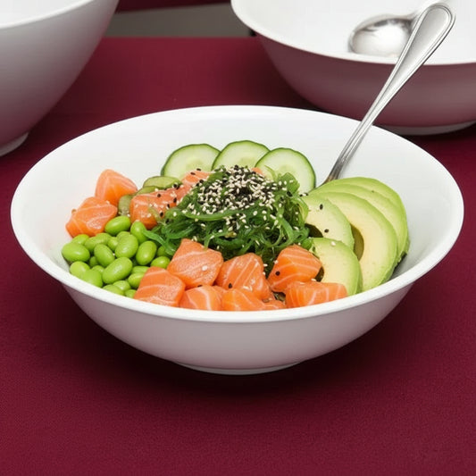 GET Enterprise Supermel White Melamine Bowl 16 oz. SP-M-810-W - 12/Pack