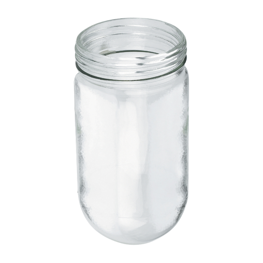Krowne 3-1/4" x 6-1/2" Shatterproof Plastic-Coated Replacement Light Globe