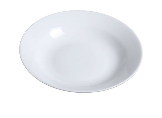 Yanco Ultima Bright White Round Rolled Edge Stoneware Soup Bowl 11 oz. AC-3 - 24/Case