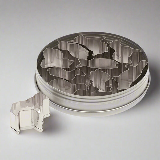 Ateco 10-Piece Stainless Steel Animal Cutter Set 7025