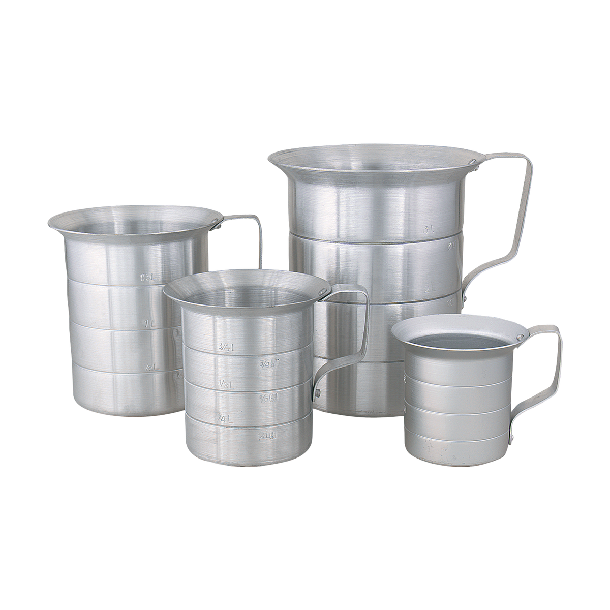 Browne 575660 Aluminum Liquid Measuring Cup, 2 qt