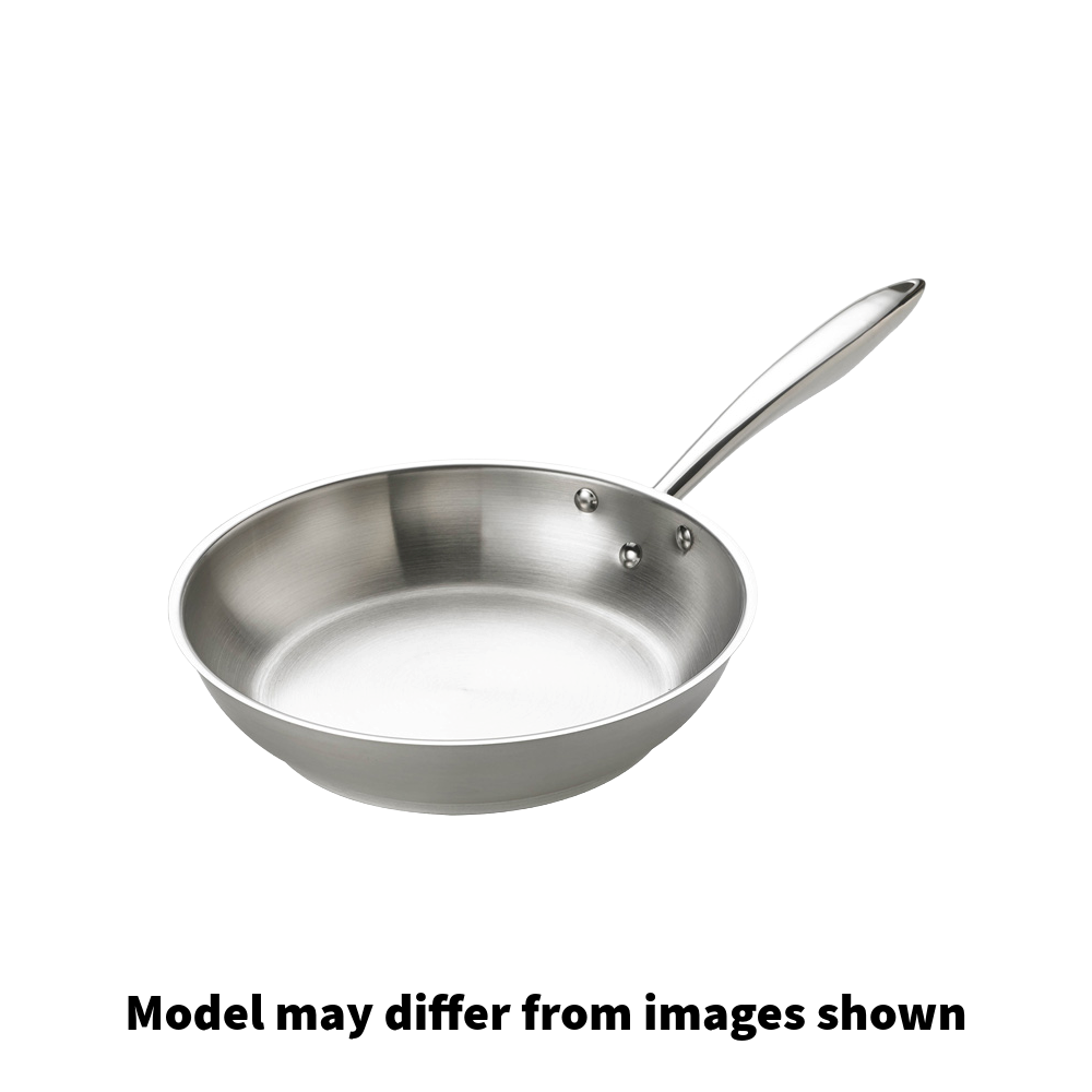 Browne 5724052 Thermalloy Stainless Steel Fry Pan, 12"
