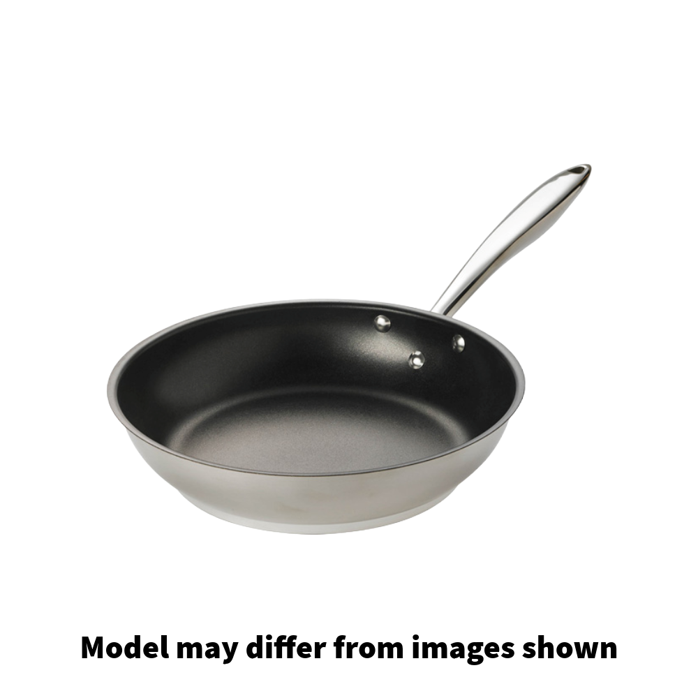 Browne 5724058 Thermalloy Deluxe Non-Stick Stainless Steel Fry Pan, 8"