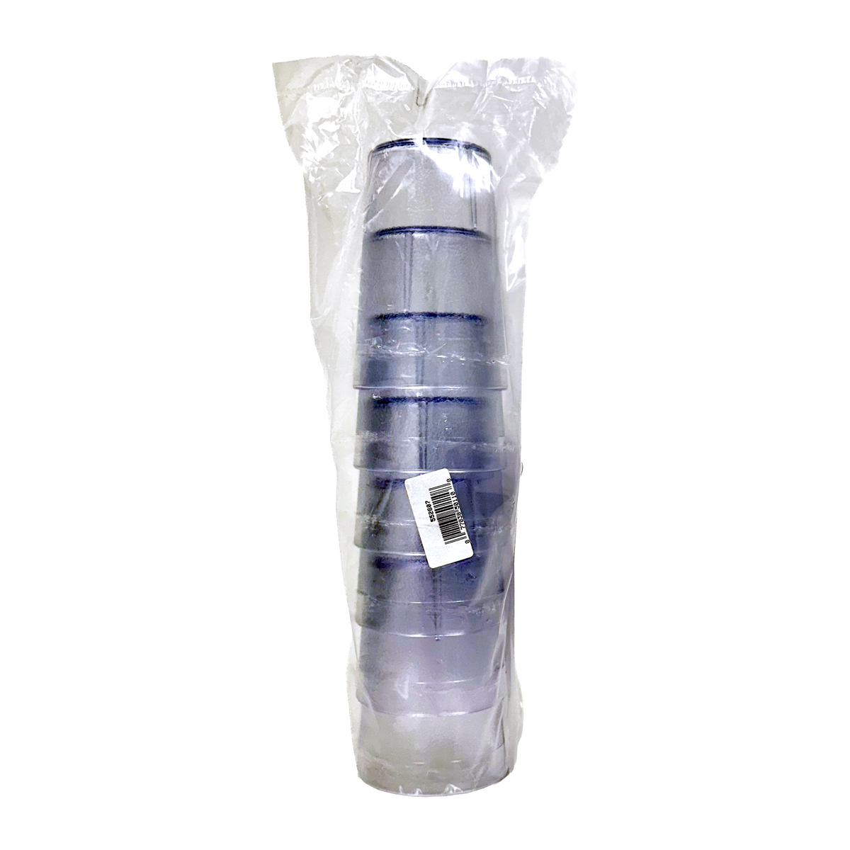 Carlisle 552607 Stackable Clear SAN Plastic Tumbler, 8 oz (6-Pack)
